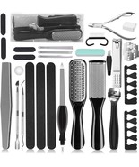 Professional Pedicure Kit, 26 in 1 Stainless Steel Foot Care Tools With ... - $20.78