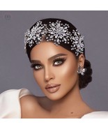 Snowflake Tiara Bridal Winter Wedding, Snowflake Princess Inspired Cryst... - $1,709.66 MXN