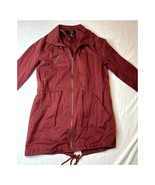 Forever 21 Jacket Women Small Red Spring Minimalist Lightweight Casual C... - $12.99 CAD