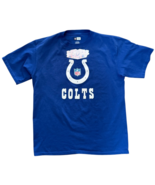 NFL Indianapolis Colts Super Bowl Cotton T Shirt Manning 18 sz L w/Defect - $363.47 MXN