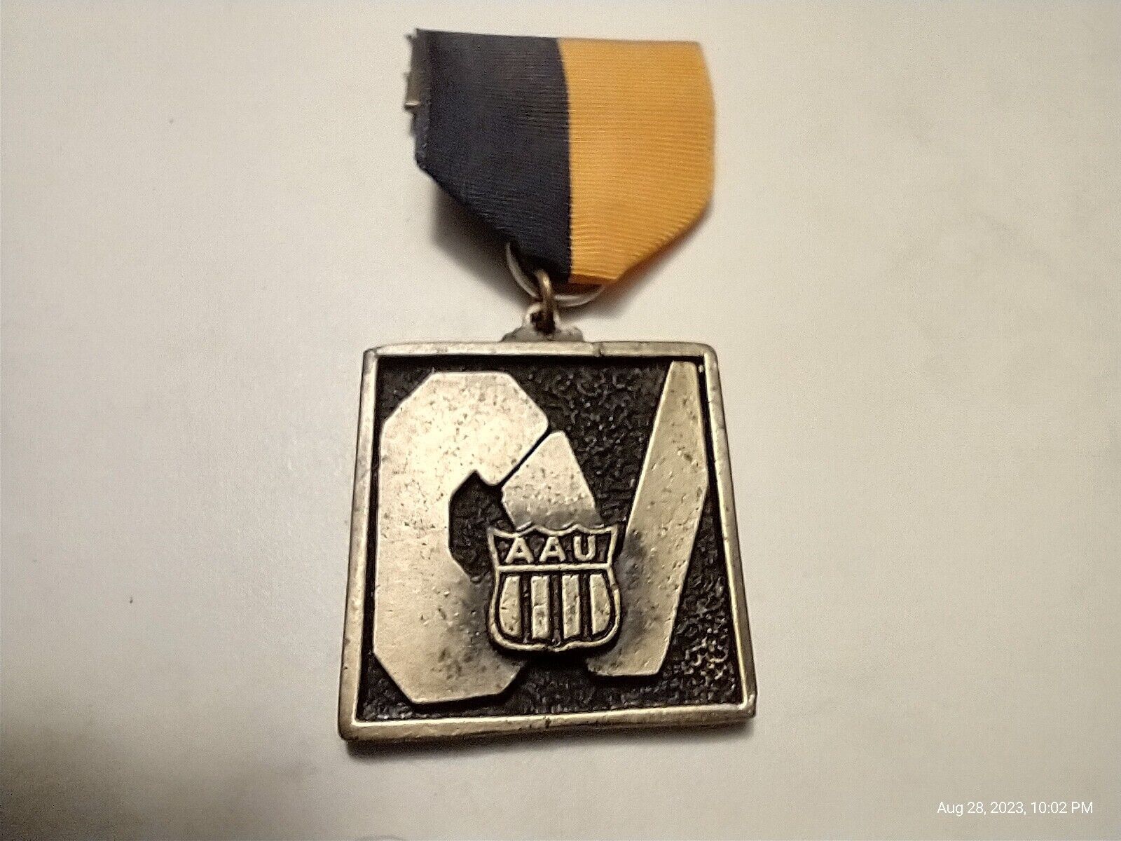 Primary image for VTG Swimming SWIM MEET Medal AAU Square CV or CY M08