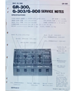 Roland GR-300 G-303, G-808 Guitar Synth Original Service Manual Book, Ve... - $98.99
