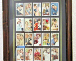Antique Framed Will&#39;s Cigarettes Cards W.D. &amp; H.O. Wills circa 1900 - $495.00