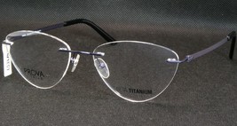 Prova Eyewear Beta Titanium T4111T-001 Matt Violet Rare Eyeglasses 55-17-140mm - $98.98