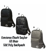 CONVERSE ALL STAR NEW EDC POLY RUCKSACK BACKPACK LAPTOP BOOKBAG UNISEX NWT - $31.38 CAD