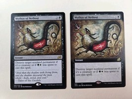 2x Mythos Of Nethroi (1 Full Art, 1 Non)- Ikoria Magic the Gathering MTG... - $55.11 MXN