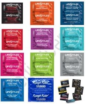 102 CT Lifestyles Lubricated Latex Bulk Condoms Choose Style Free Shipping - £16.51 GBP