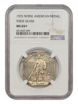 1925 Norse Medal NGC MS65+ (Thick) - £843.44 GBP
