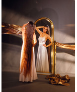 Crystal Gayle 11x14 Photo looking in mirror - £11.78 GBP