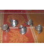 Wholesale Lot 5 Vintage Style Adjustable Floral Silver Spoon Rings SIZES... - $38.61