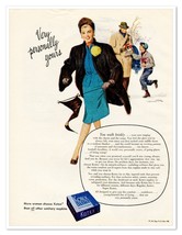 Print Ad Kotex Sanitary Napkins Tom Hall Illustration Vintage 1946 Adver... - $187.34 MXN