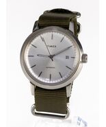 Timex Automatique Acier Inoxydable Homme Watch W / Toile Sangle MV02N - €237,36 EUR