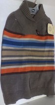 Bond &amp; Co. Striped Shawl Collar Dog Sweater, XXS, XS, S, M, L, XXX-Large - £14.22 GBP