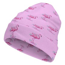 Mondxflaur Flamingos Winter Beanie Hats Warm Men Women Knit Caps for Adults - £15.17 GBP