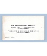 Physicians and Surgeons Exchange Vtg  Business Card Ridgewood New Jersey... - $13.42 CAD