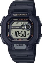 Casio W737HX-1A Illuminator Men&#39;s Black Digital Sport Watch - £23.73 GBP