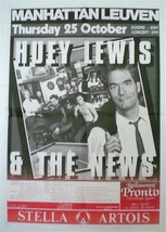 Huey Lewis &amp; The News- Original Concert Poster - Belgium -1983 - £130.35 GBP