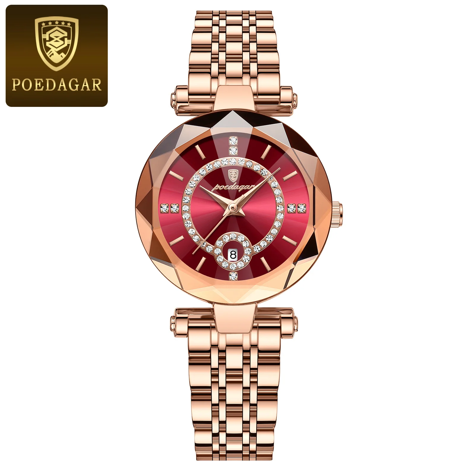 Luxury Wrist Watch Elegant Waterproof Stainless Steel High Quality Ladies Watch  - £36.12 GBP