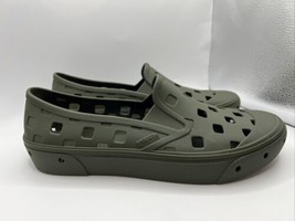 Vans Slip On Trek Rubber Water Green Shoes Outdoor Men’s Size 7 - $29.98
