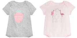 First Impressions Baby Girls Its My Party Graphic Bodysuit, 2Pack, Size Newborn - £10.83 GBP