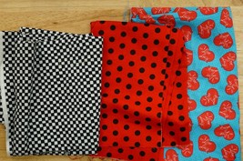 Sewing Lot Cotton Quilting Craft Fabric I Love Lucy Polka Dot Checkerboa... - $368.88 MXN