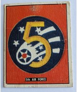 1950 TOPPS FREEDOM&#39;S WAR Trading CARD  #185 5th Air Force - £3.41 GBP