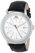 88 Rue Du Rhone 87WA120036 Men&#39;s Dress Double 8 Origin Leather Band Swis... - £78.65 GBP