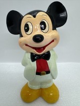 Vintage Mickey Mouse Coin Bank Walt Disney Productions Resin Korea 6.5” ... - £36.56 GBP