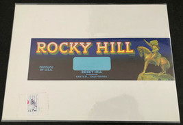Vintage ROCKY HILL Brand Fruit Crate Label California Art Poster Decor - £5.11 GBP