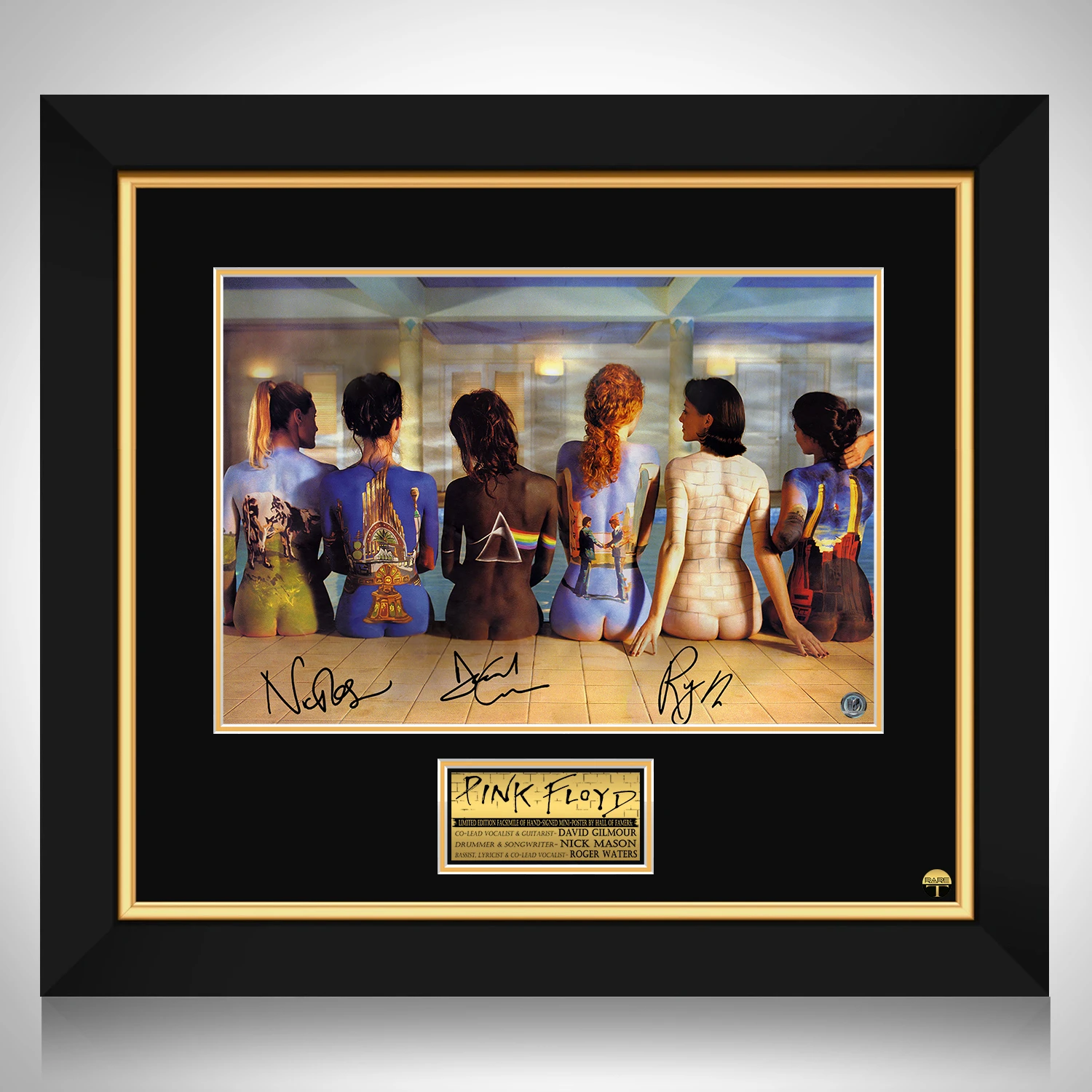Pink Floyd Back Catalogue Iconic Mini Poster Limited Signature Edition Custom Fr - £247.01 GBP