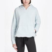 Dkny Sport French Terry Velvet-Tie Hoodie, Surreal Size Small - £22.81 GBP
