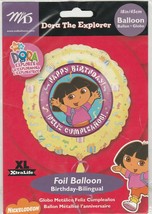M &amp; D Dora the Explorer Happy Birthday Feliz Cumpleanos 18&quot; Foil Balloon - $10.68