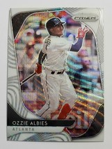 2020 Ozzie Albies Panini Prizm White Wave Refractor 231 Mlb Baseball Card Rare - £3.97 GBP