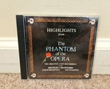 Phantom of Opera Highlights / O.C.R. by Phantom of the Opera Cast Ensemb... - $5.22