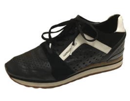 Michael Kors Billie Trainer Sneaker Shoes Womens Sz 10 Black and White - $40.50