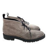 Calvin Klein Men Gray Suede Short Boots Size 11 SKU 1579 - $35.05