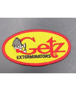 Getz Exterminators patch, New 3-3/4&quot; X 2&quot; Oval shape - $4.99
