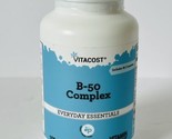 Vitacost B-50 Complex - 100 Capsules - Everyday Essentials - EXP. 10/2026 - $13.76