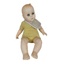 Vintage 1979 17" Gerber Baby Doll Gingham Moving Eyes Atlanta Novelty - $27.15