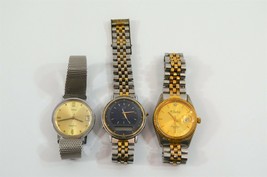 Mens Watch Lot Timex Electric England Sports Dufonte Lucien Picard Quart... - $67.59