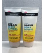 2Pk - Neutrogena Mineral Beach Defense Active Body Lotion 3oz SPF 30 Exp... - $24.12 CAD