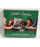 Stable Buddies (D/C Horses)  Holiday 1000 Pieces Puzzle 34&quot;X 12&quot; Brand New - $23.81 CAD