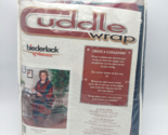 Biederlack of America Cuddle Wrap Mulligan Stripe Burgundy 55&quot; x 67&quot; Bla... - $38.21