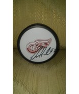 Darren Helm #43 Detroit Red Wings Autographed Hockey Puck NHL Official M... - £33.46 GBP