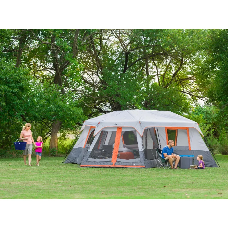 Ozark Trail 12-Person 3-Room Instant Cabin Tent with Screen Room camping tent - £747.76 GBP