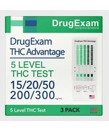 3 Pack - DrugExam THC Advantage Made in USA Multi Level Marijuana Urine ... - €21,25 EUR