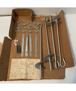 Vintage Sears Swing Slide Playset Ground Anchors Kit 70525 - $17.16