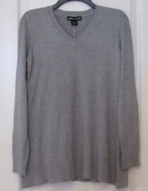 DKNY JEANS Long Sleeve Sweater Heather Gray Women&#39;s Sz. S NWT - $338.06 MXN