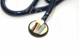Professional Cardiology Stethoscope Blue Navy, Vilmark 14a Life Limited Warranty - $23.36