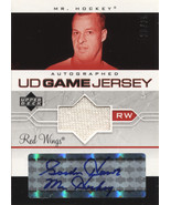 2004-05 UPPER DECK #GJA-GH GORDIE HOWE AUTOGRAPHED GAME JERSEY #23-25 - $595.00